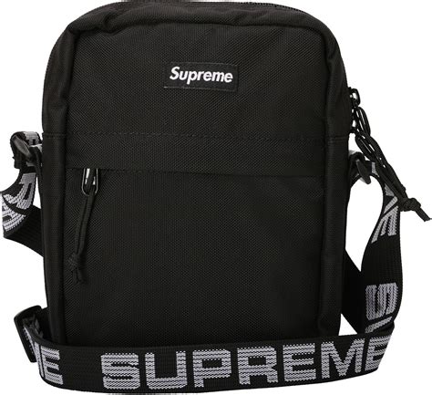 shoulder bag supreme ss18 fake|black supreme shoulder bag stockx.